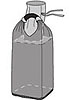 1 loop filling spout with top lid